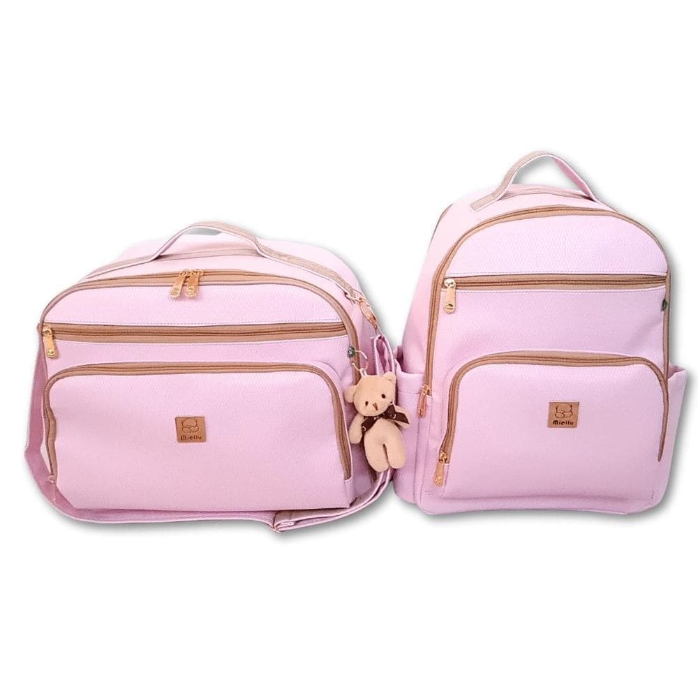 Kit Bolsa Mala Maternidade Bebe Enxoval Grande + Mochila +