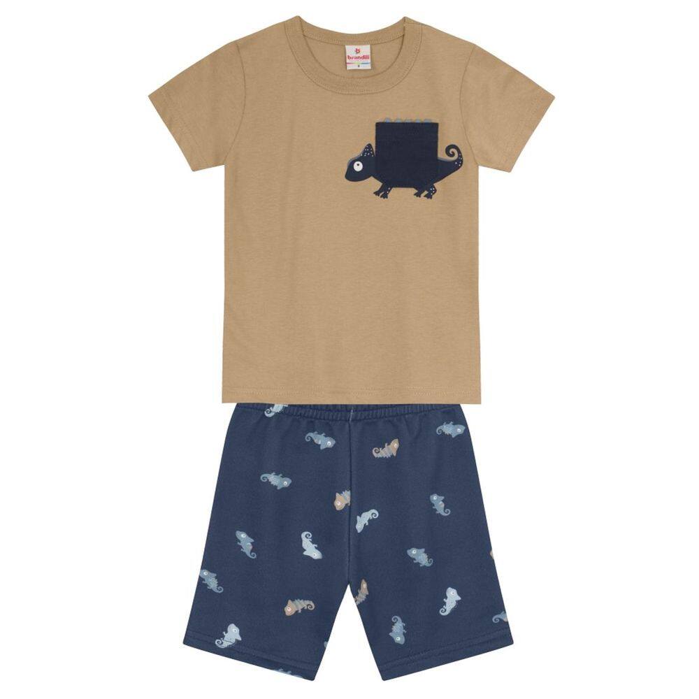 Conjunto Infantil Menino De Camaleão Brandili