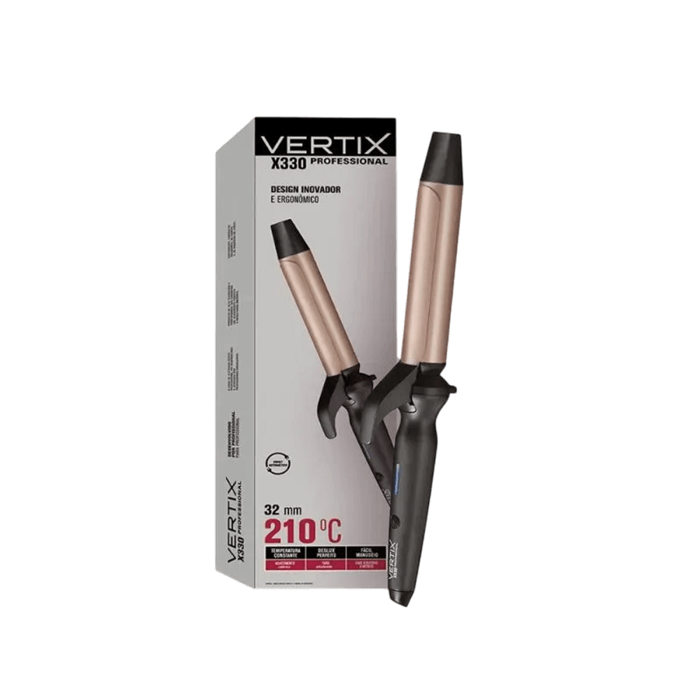 Vertix Modelador de Cabelo Profissional X330 32mm x 130mm Bivolt