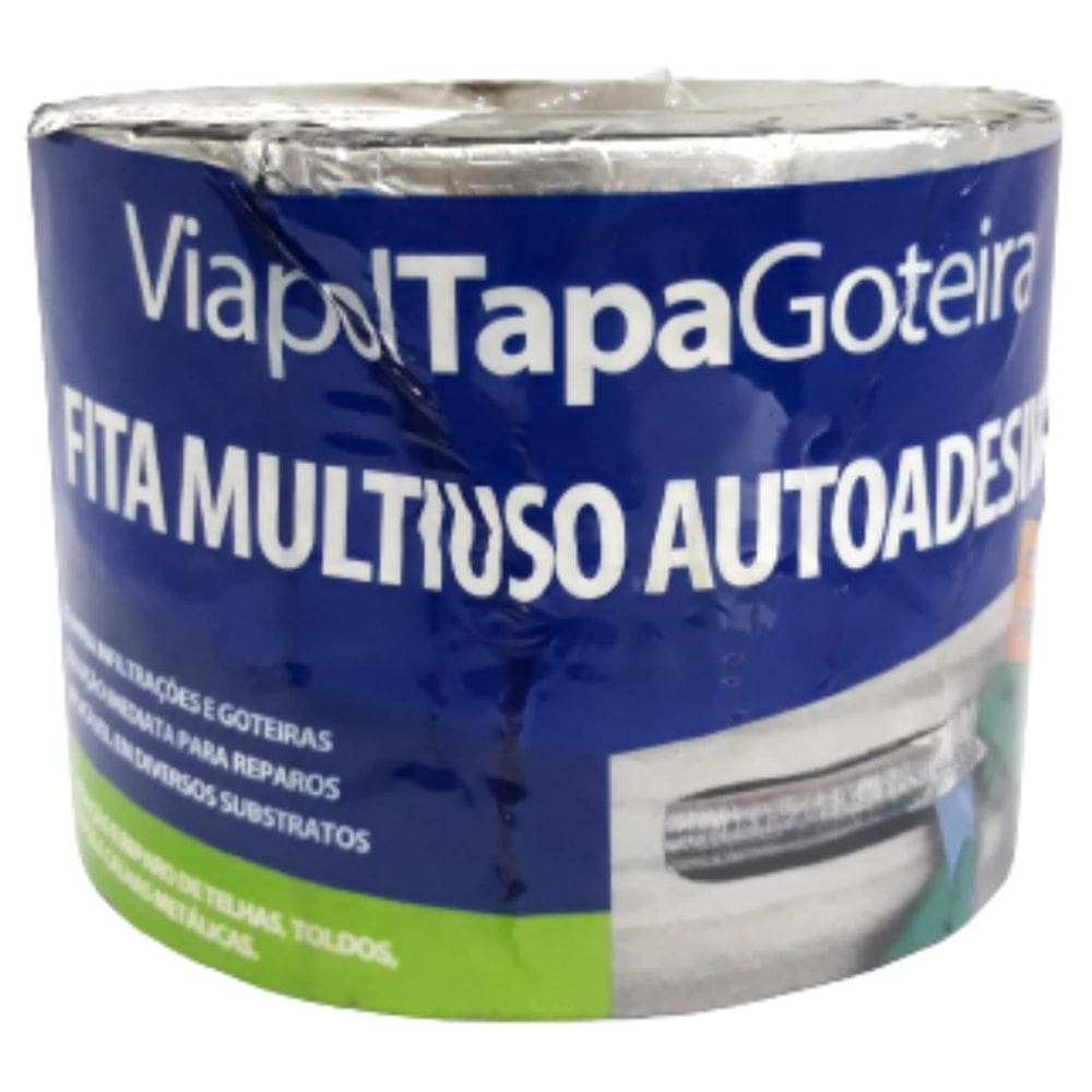 Manta Asfáltica Aluminizada Telhado Auto Adesiva Largura 30C