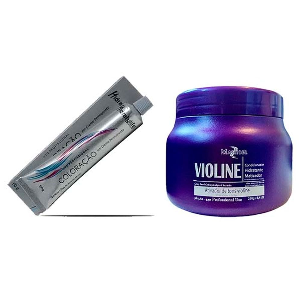 Kit Violine 01 Mascara 250g e 01 Coloração Mairibel