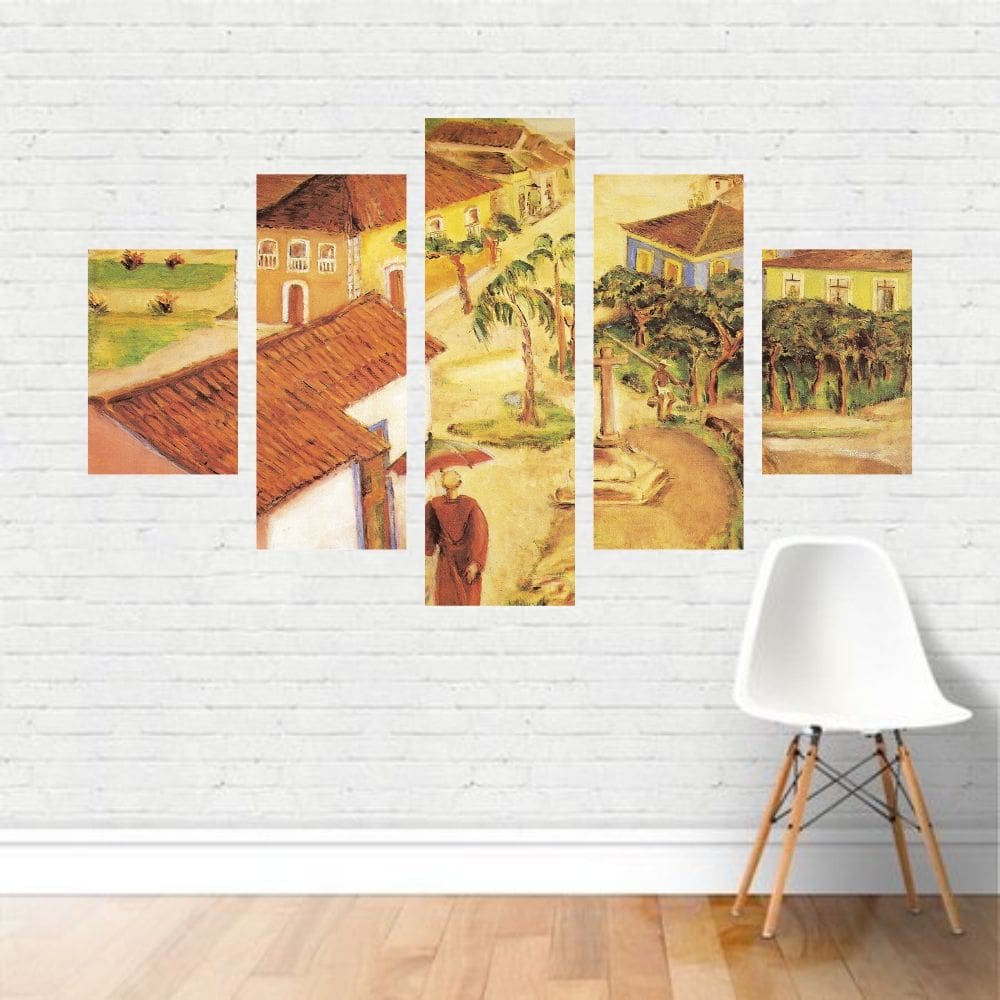 Quadro Artístico Anita Malfatti Itanhaém Arte Canv