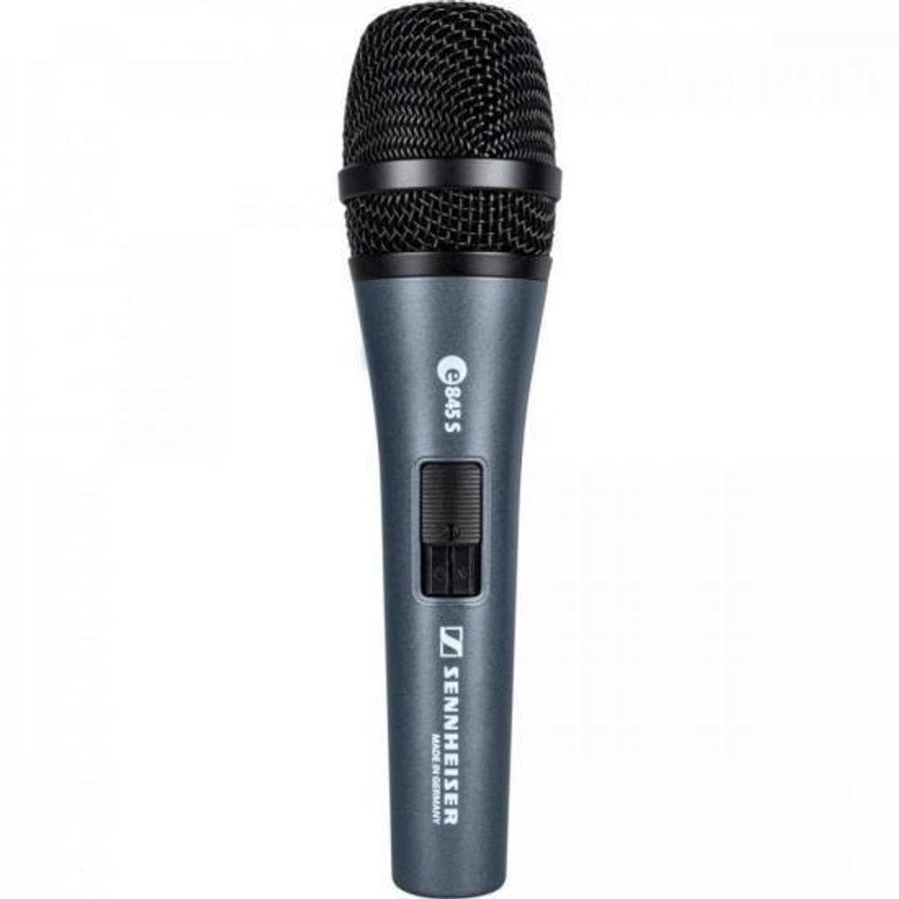 Microfone Dinâmico Super Cardióide E845-S Sennheiser Homolog