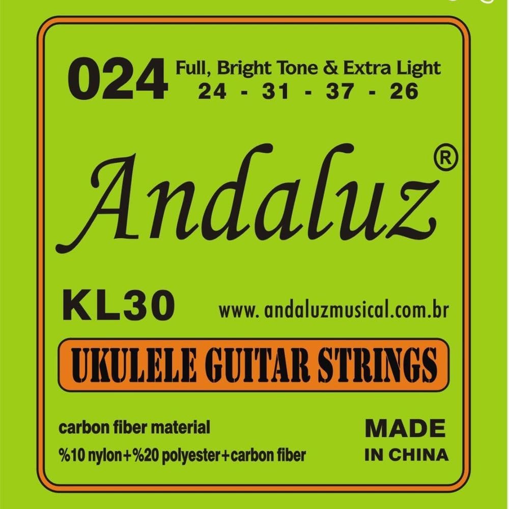 Encordoamento Ukulele Soprano E Concert Andaluz Kl30