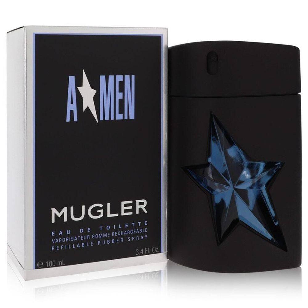 Perfume Masculino Angel (rubber) Thierry Mugler 100 Ml Eau De Toilette Refil