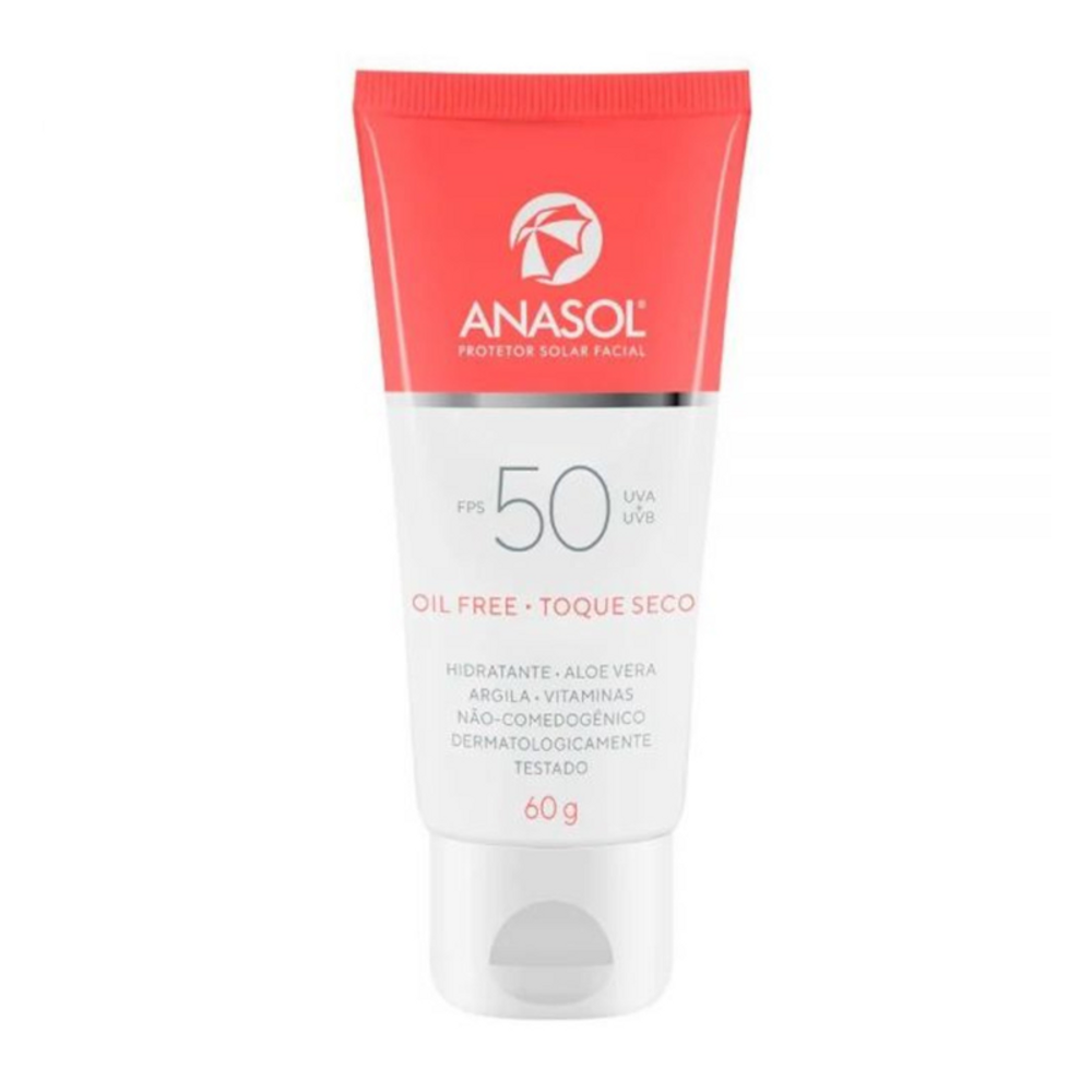 Protetor Solar Anasol Toque Seco FPS 50 60g