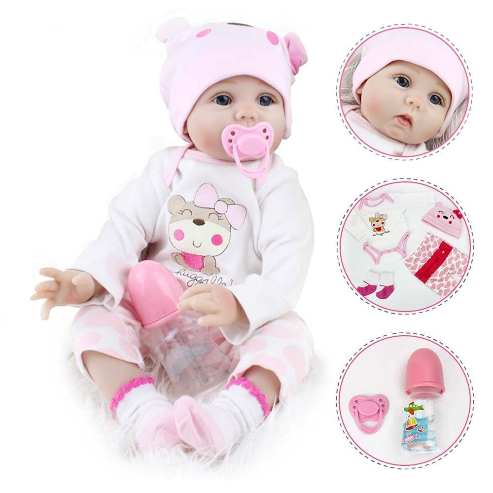 Boneca Bebe Reborn Laura Baby Daylin 48cm 100% Vinil