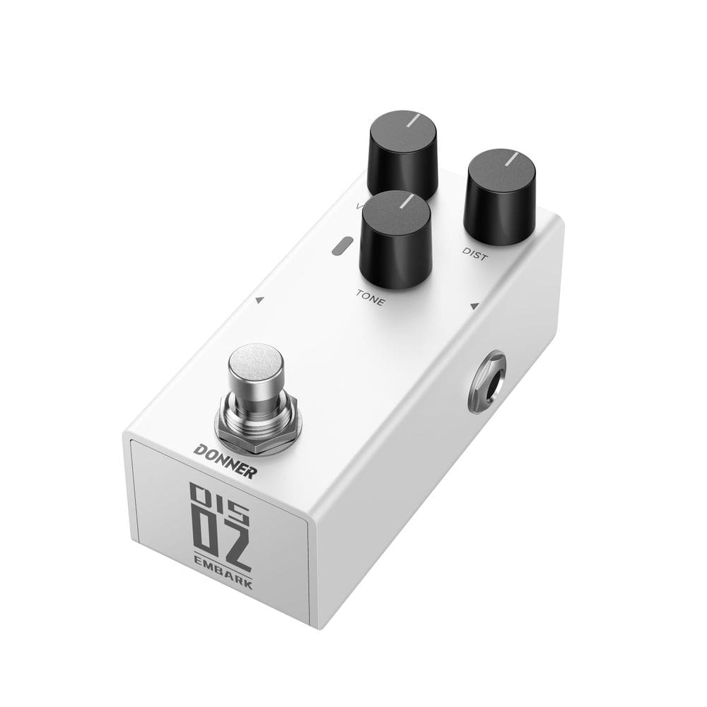 Pedal de guitarra com distorção Donner EMBARK 02 DIY Shell Electric