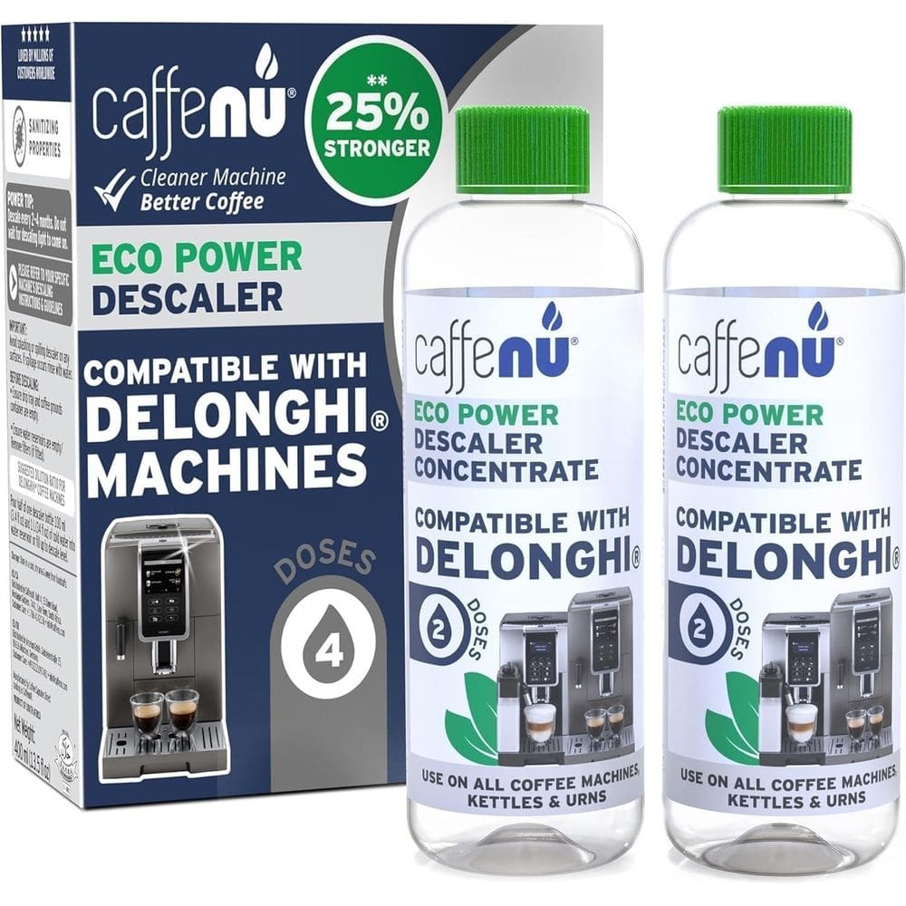 Solução de descalcificação Caffenu para máquinas de café Delonghi