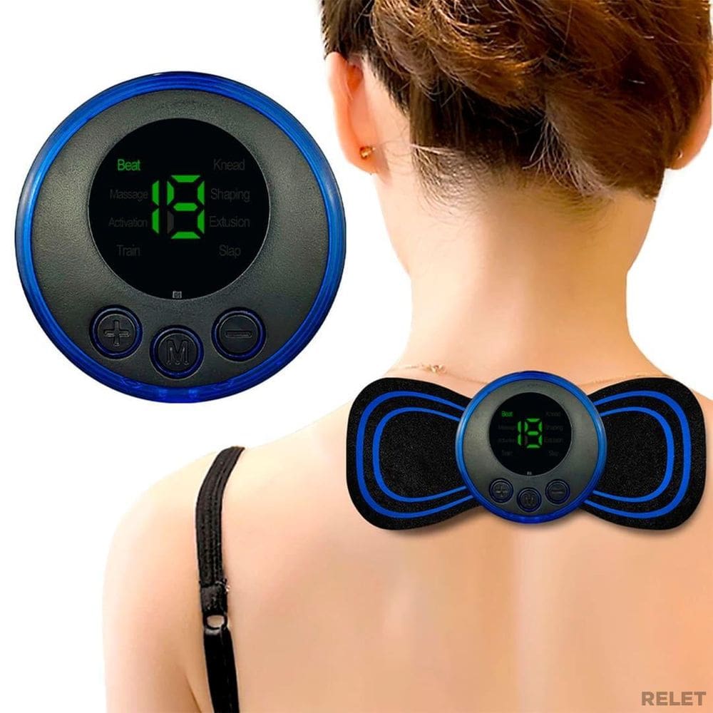 Massageador Portátil Eletrico Portátil Choque Elétrico Full