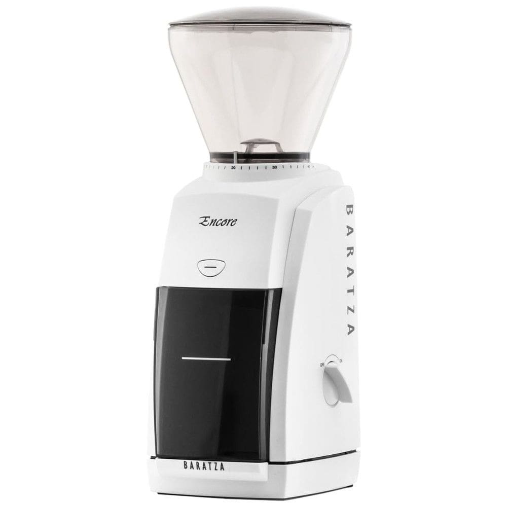 V60 Moedor de Café Elétrico 40 Níveis de Moagem, Aço Inoxidável, 110v, BARATZA ENCORE, Branco