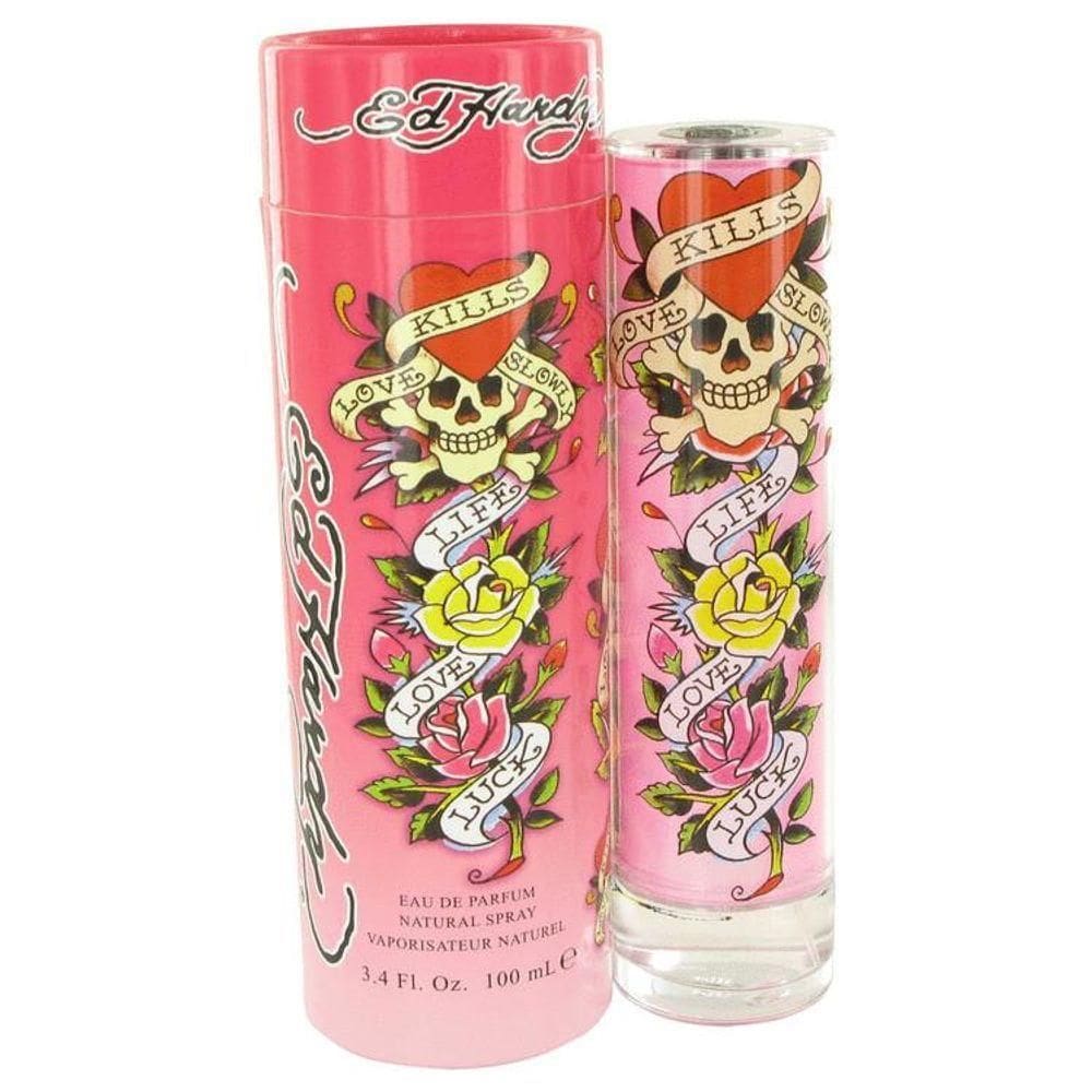 Perfume Feminino Ed Hardy Christian Audigier 100 Ml Eau De Parfum