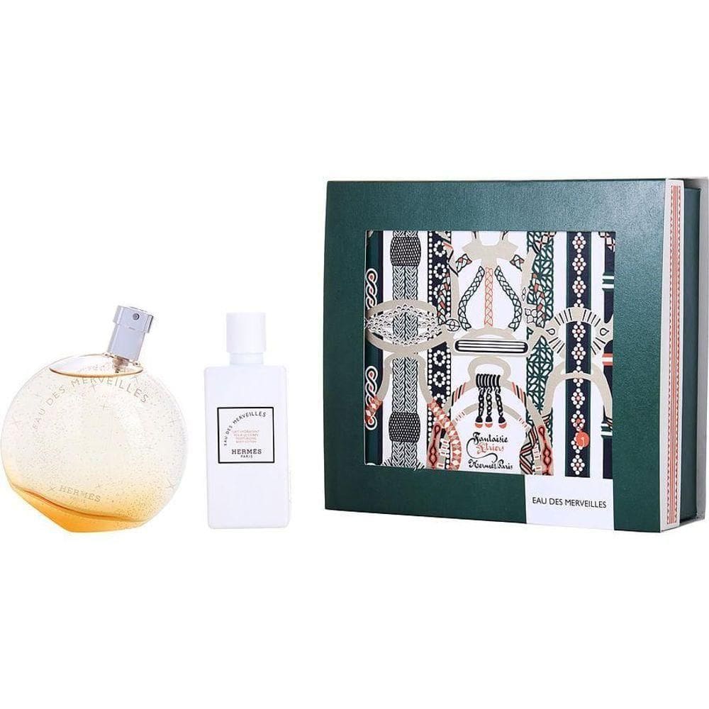 Perfume Feminino Eau Des Merveilles Edt Spray 100ml e Loção Corporal 80