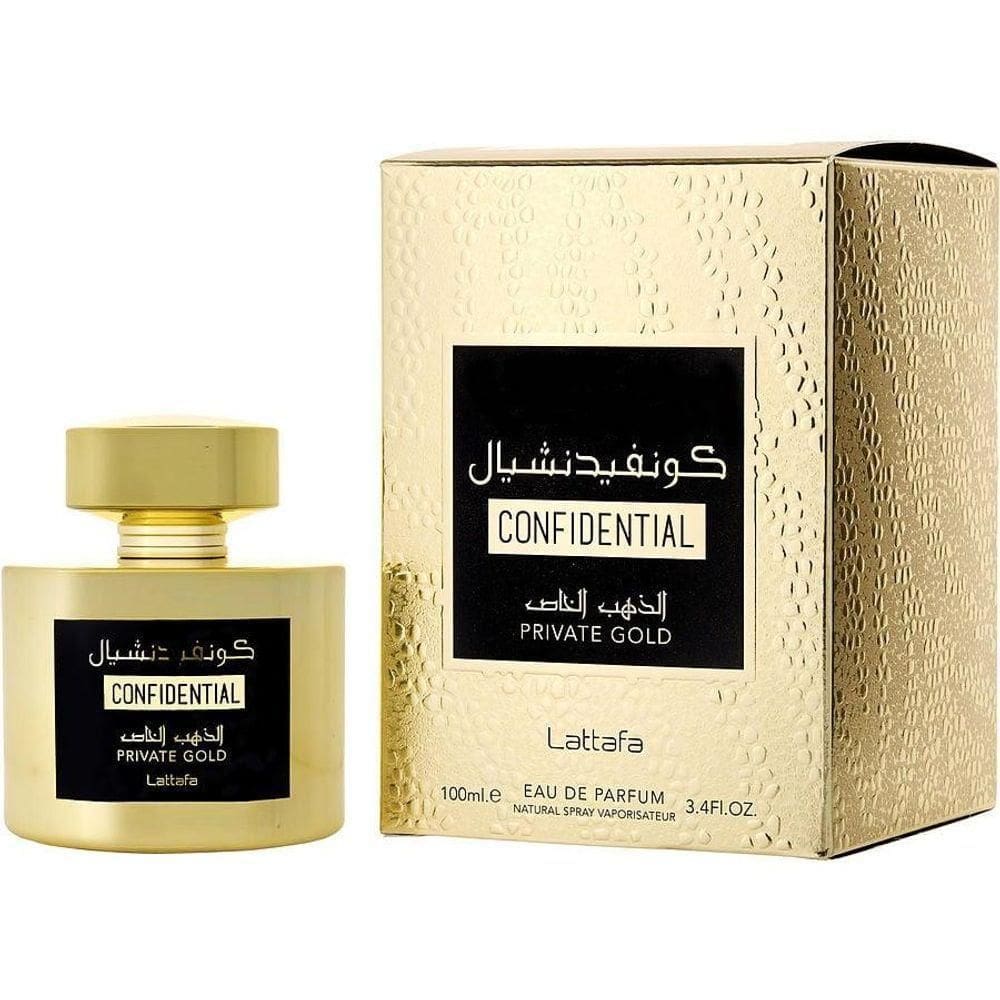 Perfume Unisex Lattafa Confidential Private Gold Eau De Parfum 100 Ml