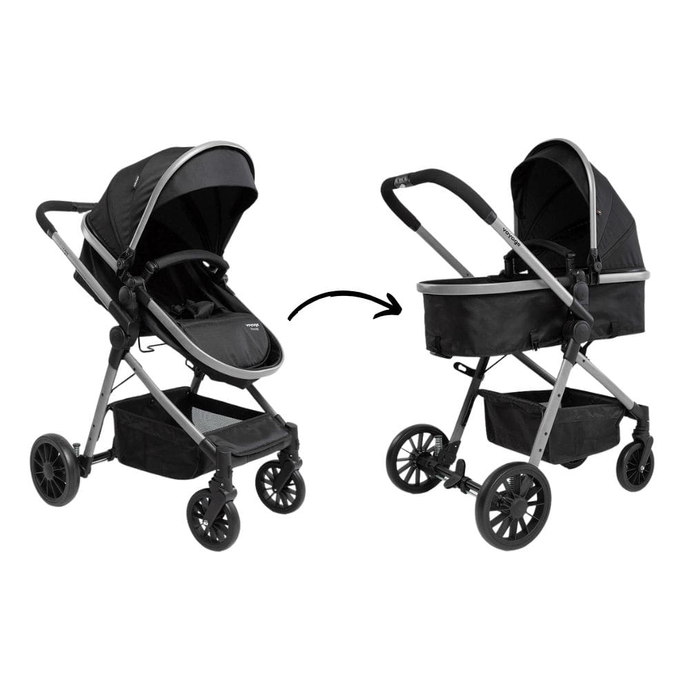 Carrinho Passeio Bebê Reversível Moisés Prestige PT Voyage