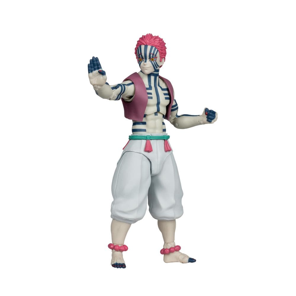 Boneco de ação McFarlane Demon Slayer Akaza de 7 polegadas