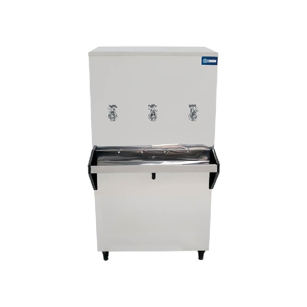 Bebedouro Industrial de Coluna Knox 100 Litros 3 Torneiras Geladas Inox - 110V