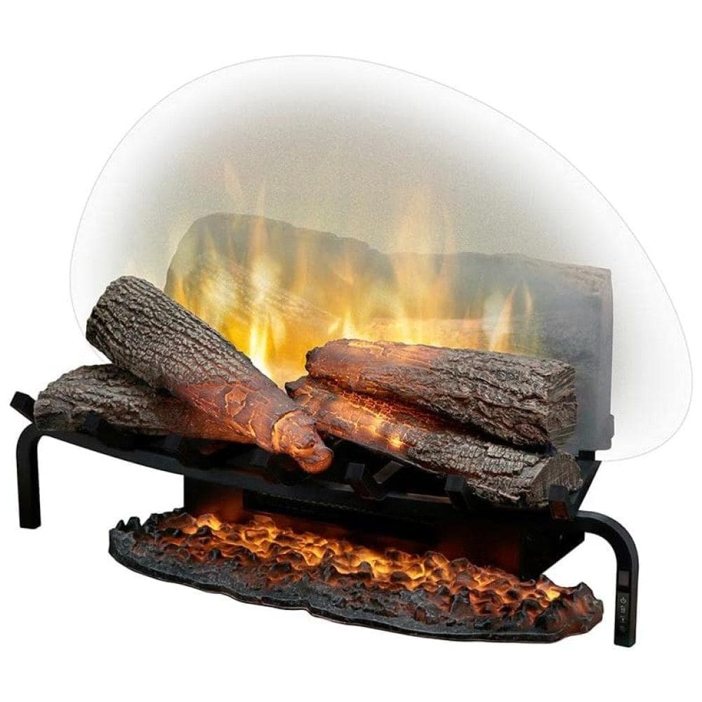 Lareira Elétrica Ecológica 26" 66cm com Controle Remoto, Design Autêntico e Charmoso, 110V 1500W, DIMPLEX, Preta