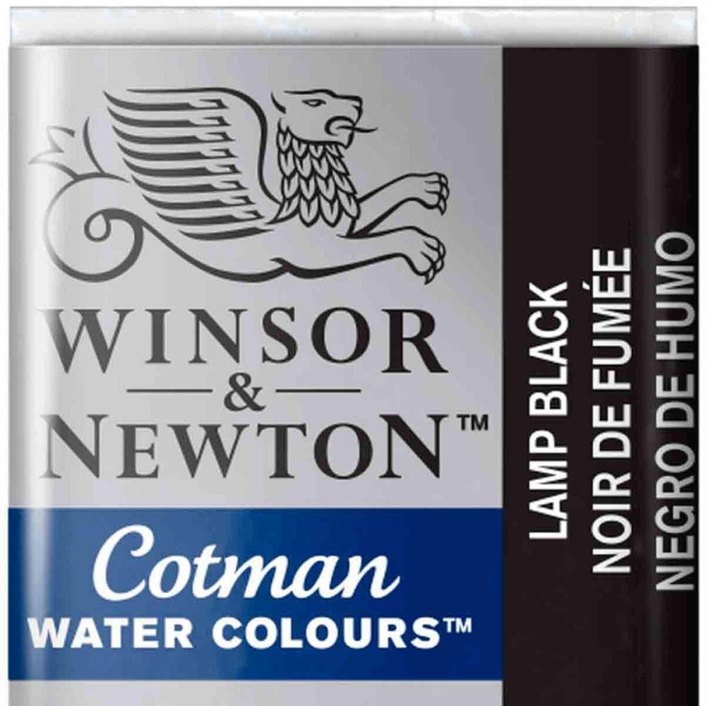 Aquarela Cotman W&N Pastilha 337 Lamp Black