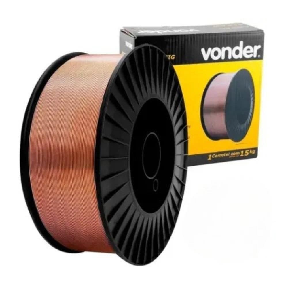 Arame para Solda MIG 1.0 MM Rolo 15KG 7436010015 VONDER