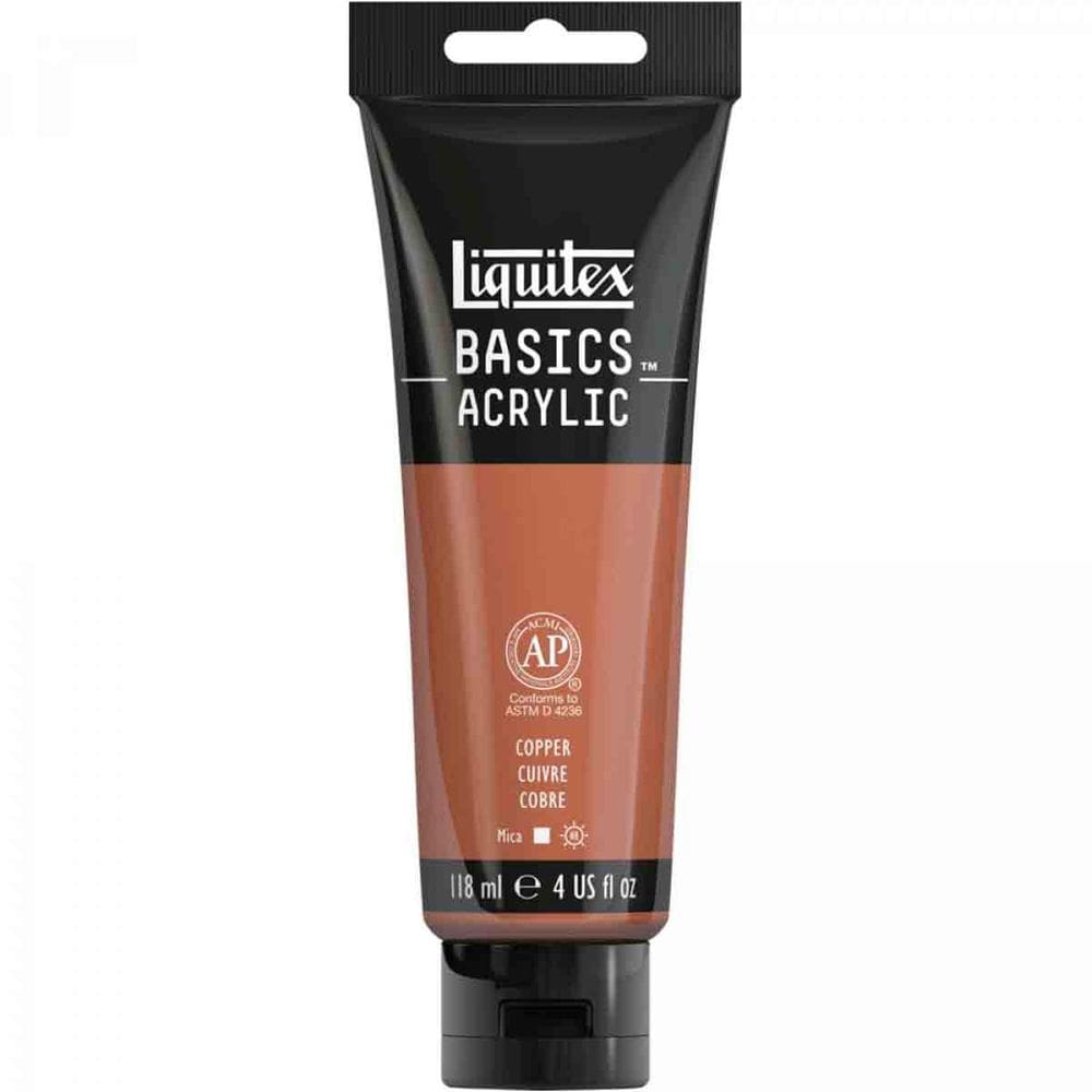 Tinta Acrílica Liquitex Basics 230 Copper 118Ml