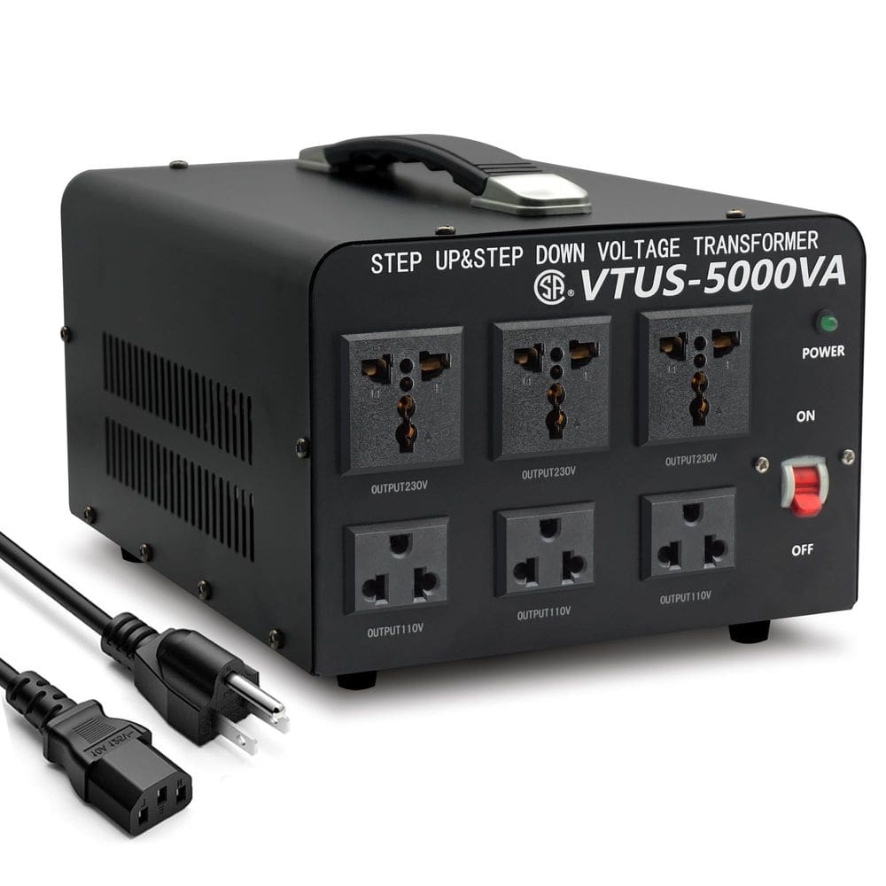 Transformador conversor de tensão Cantonape 5000W 110-120V a 220-240V