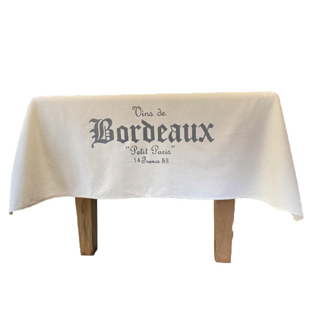 Toalha Mesa Retangular 8 Lugares 260X160Cm Champagne Linho