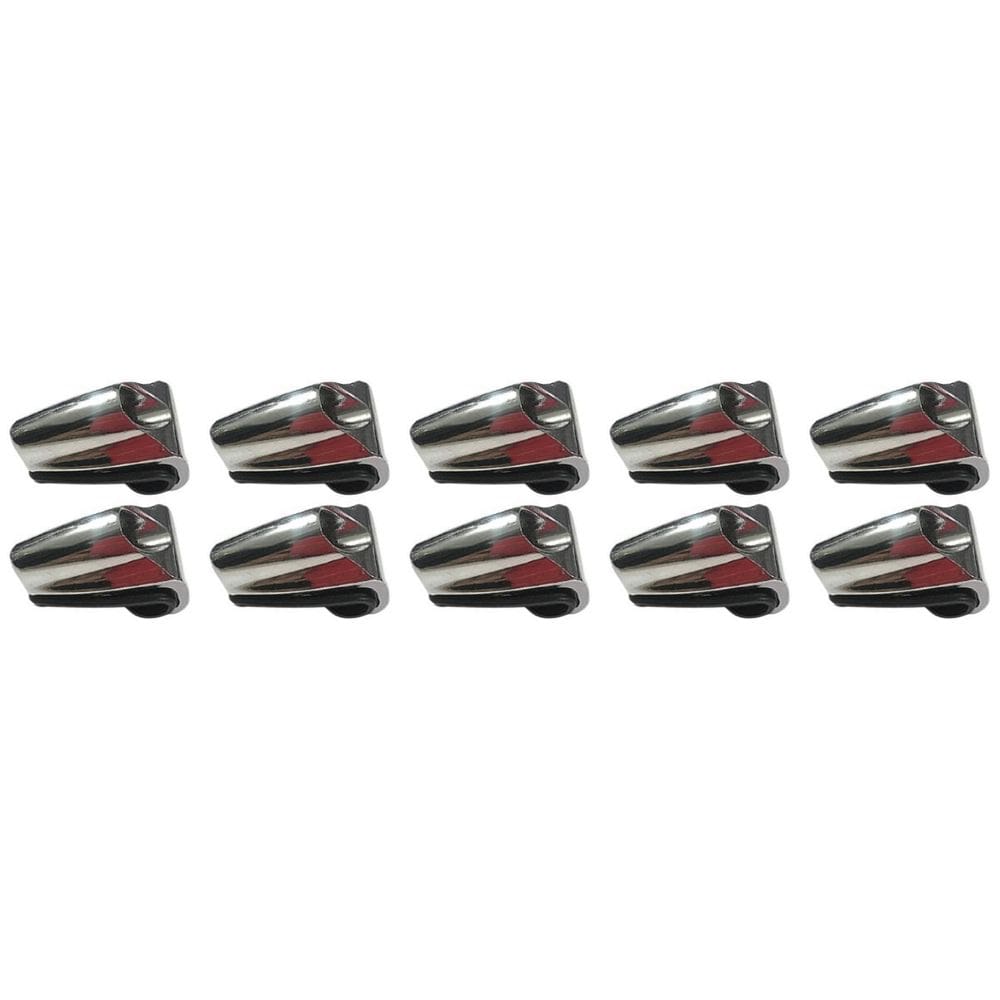 Kit 10 Garras Para Bumbo Metal Com Base Borracha 12.2
