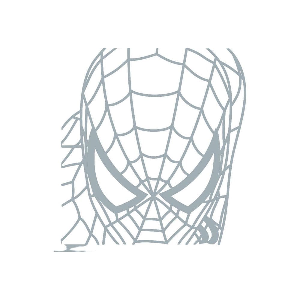 Quadro Decorativo Cinza Mdf Homem Aranha 40X20Cm