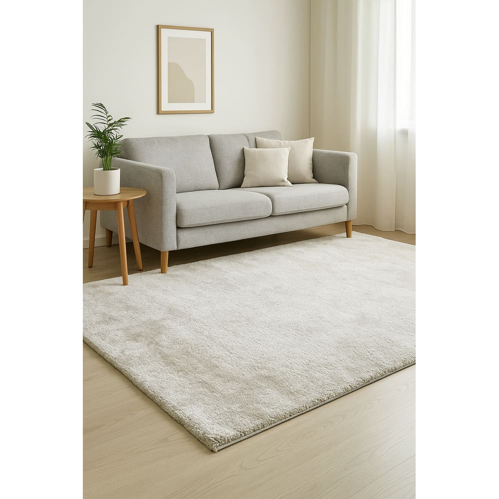 Tapete Esplendor Antiderrapante 100% Poliéster 200x240cm Jolitex - Esplendor Cinza