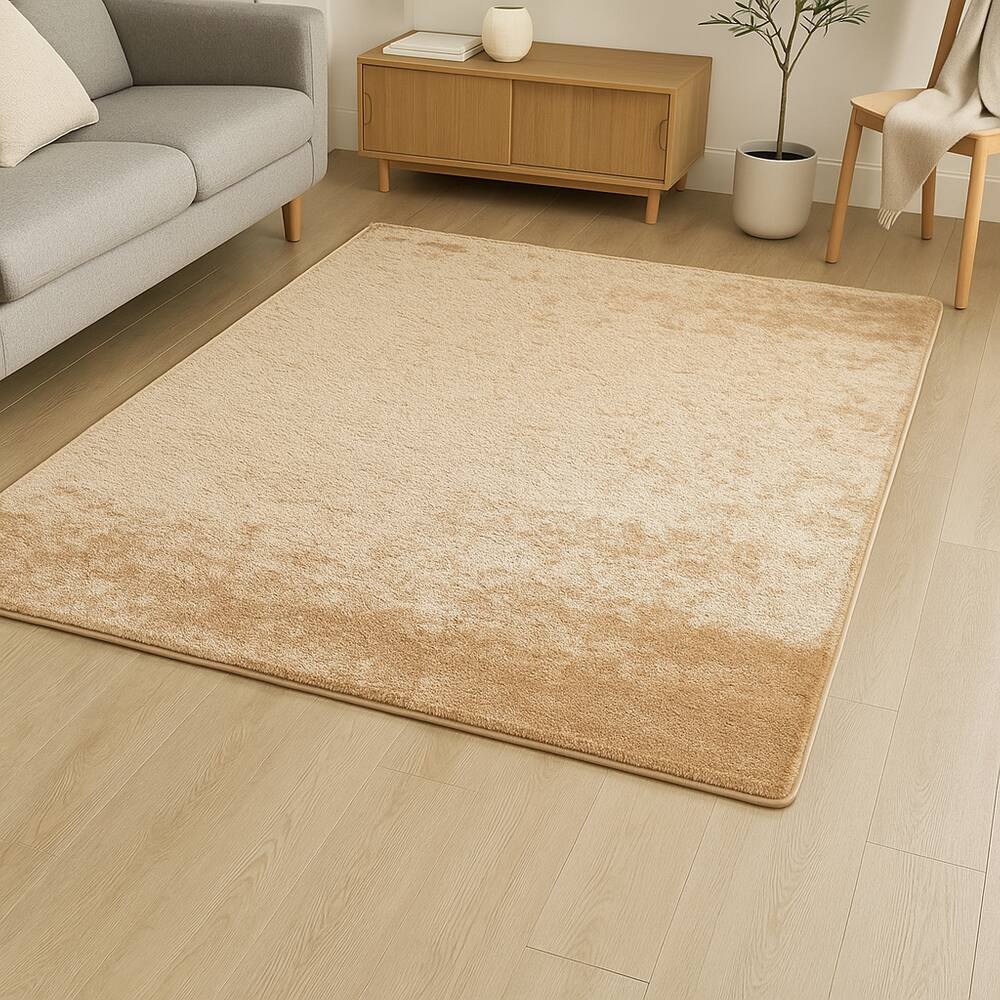 Tapete Esplendor Antiderrapante 100% Poliéster 200x240cm Jolitex - Esplendor Bege