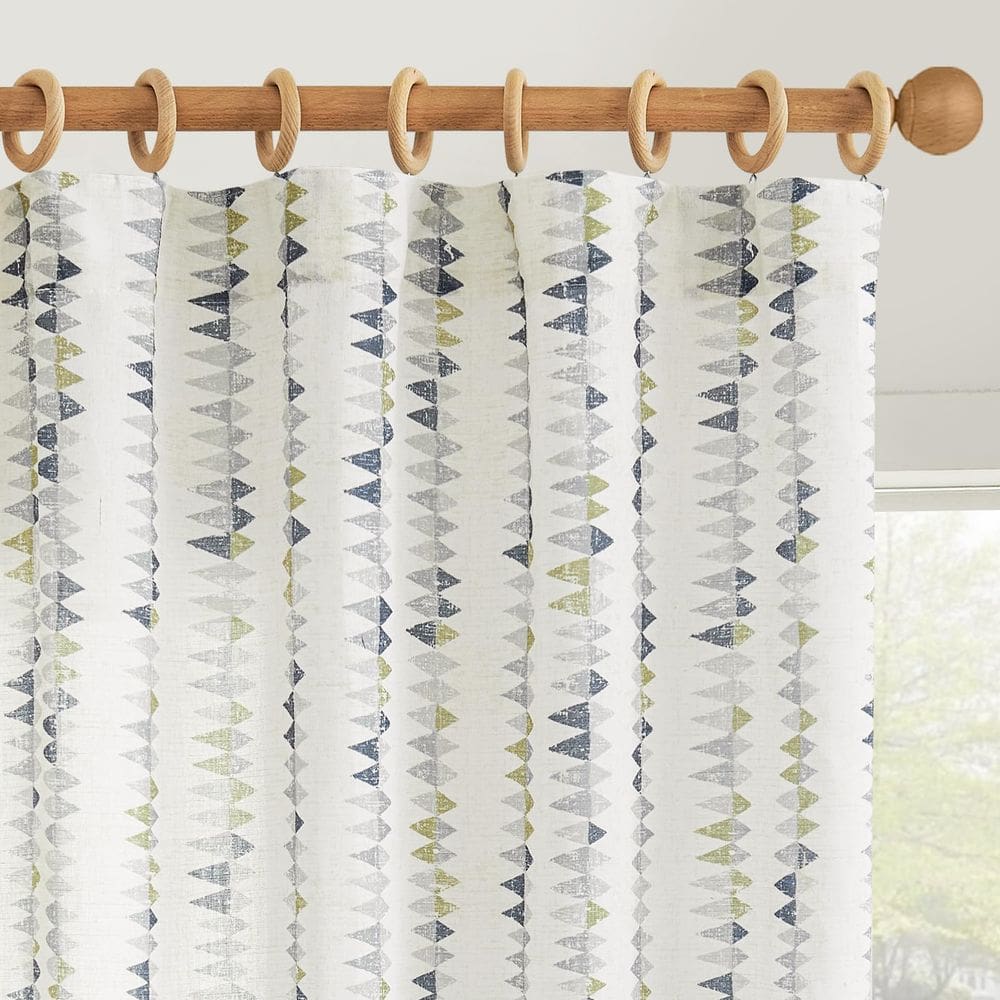 Cortinas jinchan Linen Nursery 213 cm para sala de estar e quarto