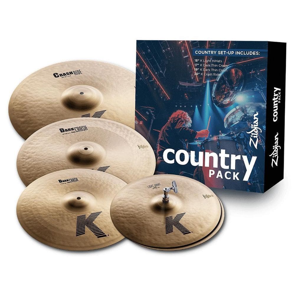 Kit Pratos Zildjian K Series Country 15, 17, 19, 20 K0801C
