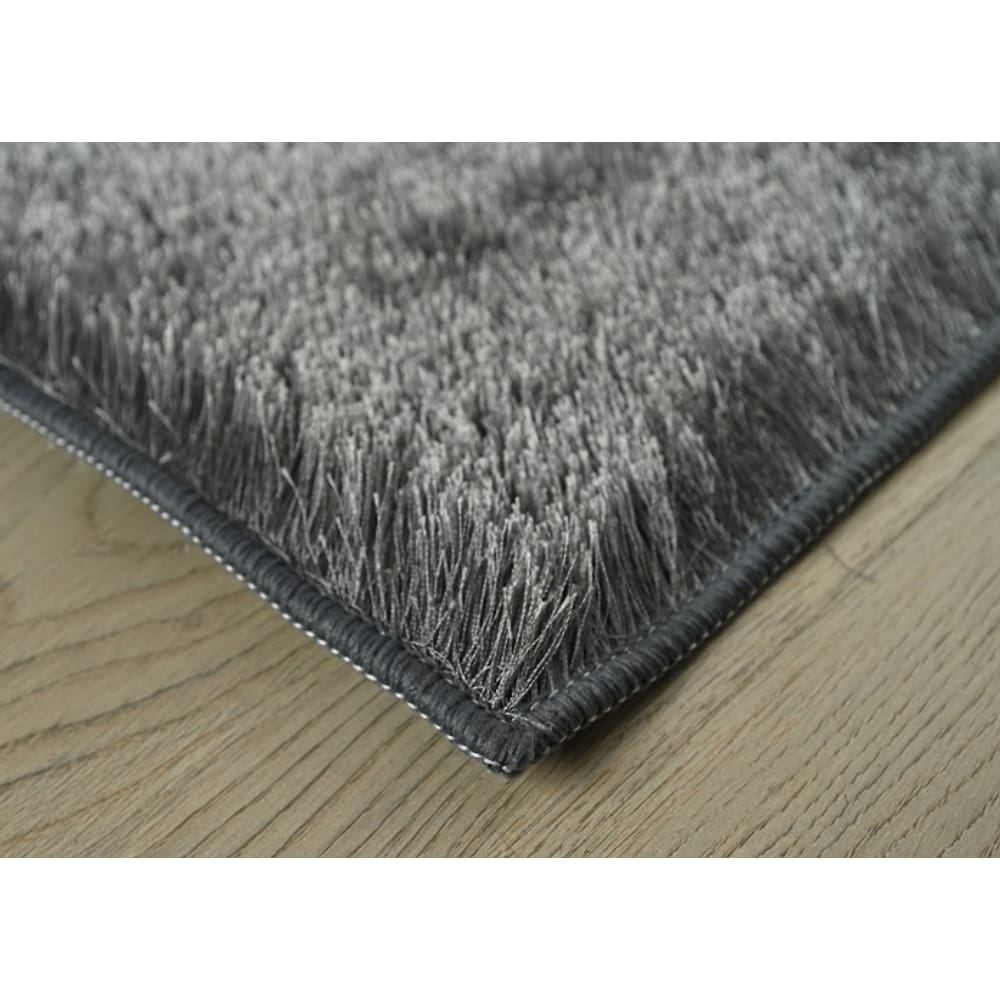 Tapete Esplendor Antiderrapante 100% Poliéster 50x90cm Jolitex - Esplendor Grafite