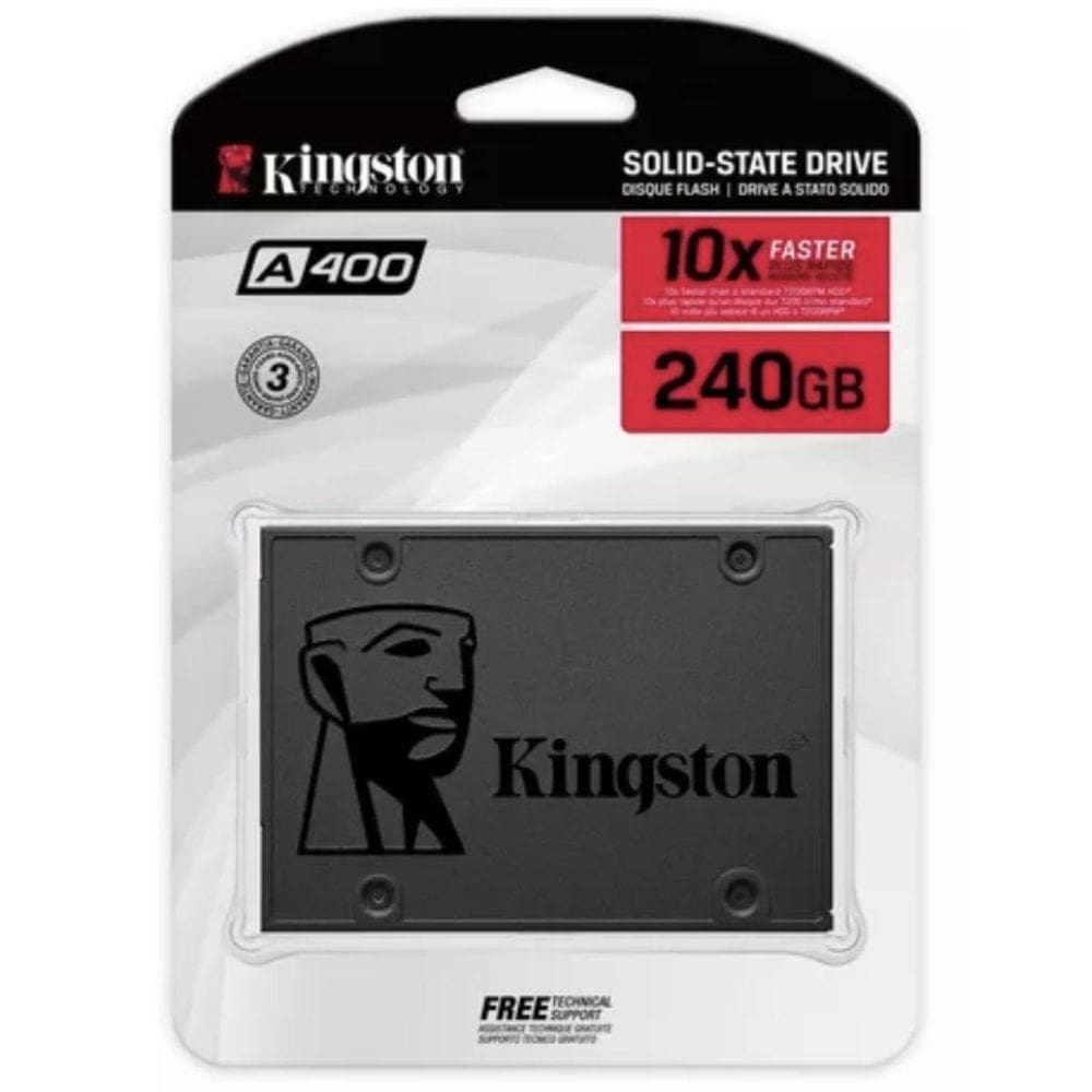 Hd Ssd 240Gb Kingston Sata 3 2 5`` Sa400S37/240G 350/500Mb