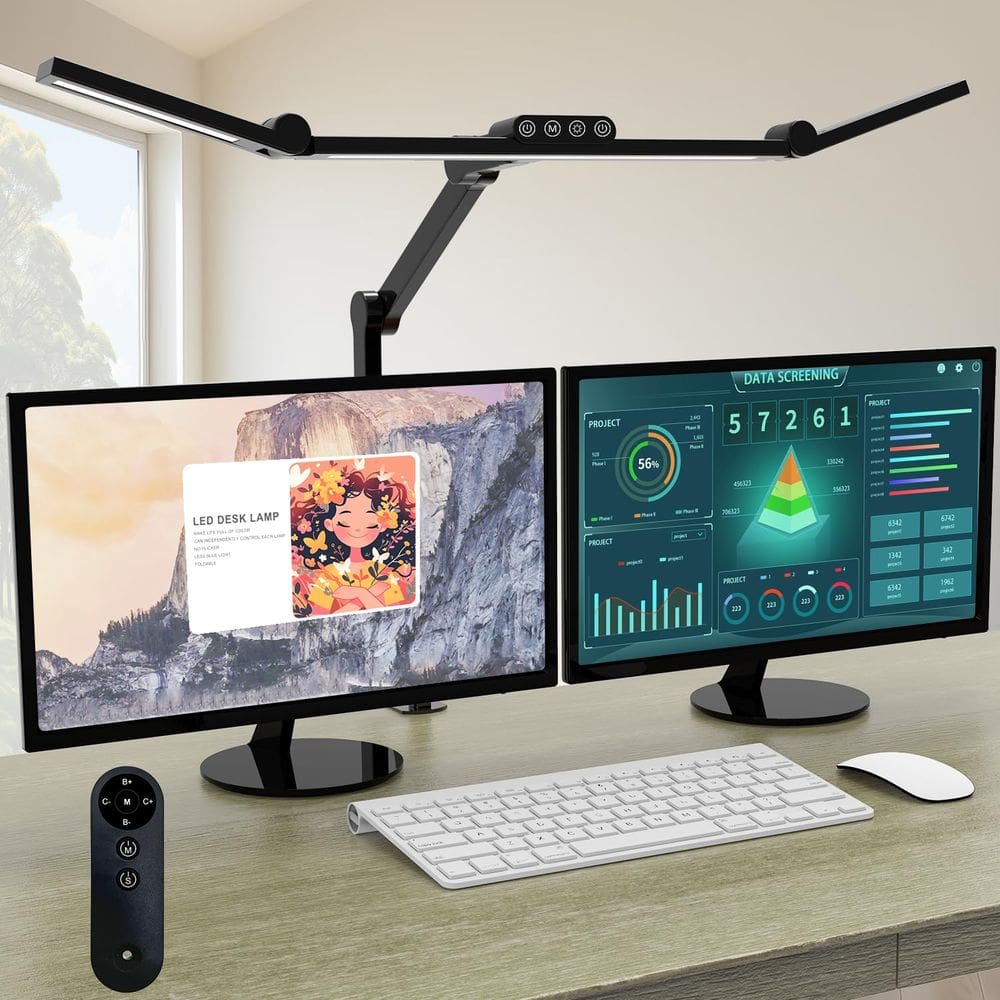 Candeeiro de mesa Micomlan Architect LED 24W com controle remoto