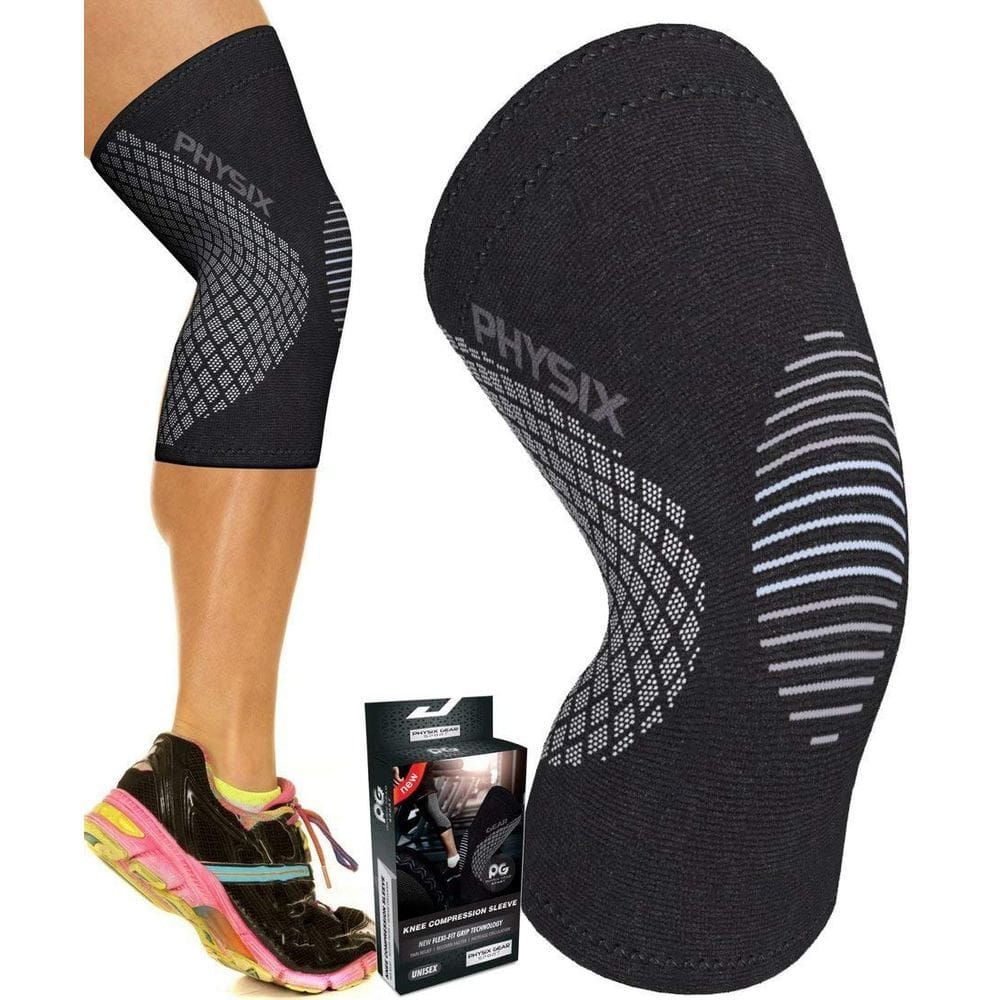 Joelheira de compressão Physix Gear para homens e mulheres