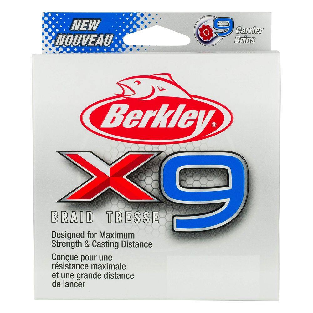 Linha de pesca Berkley x9 Braid Superline Crystal 100 lb/200 m