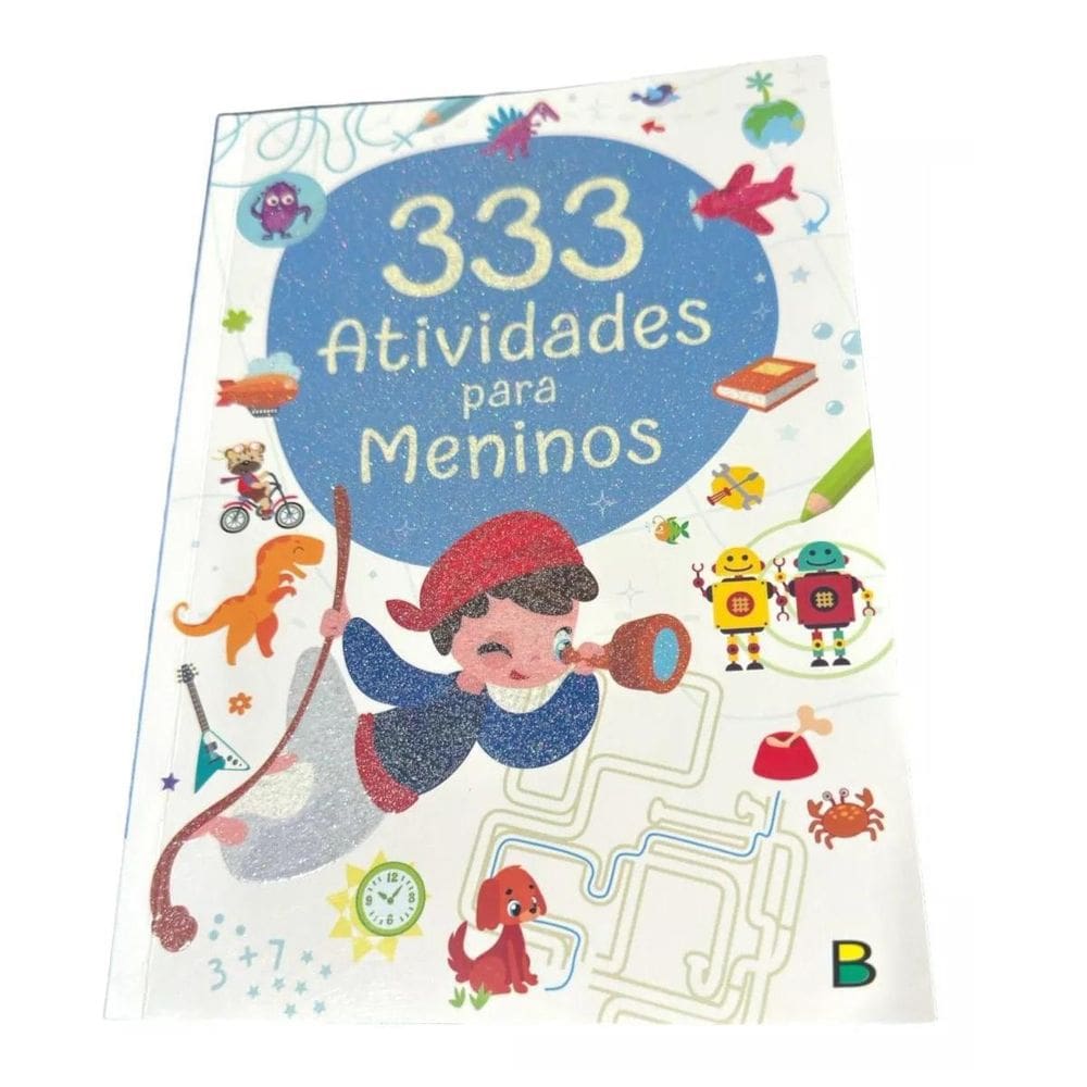 Livro Infantil 333 Atividades Divertido Para Meninos
