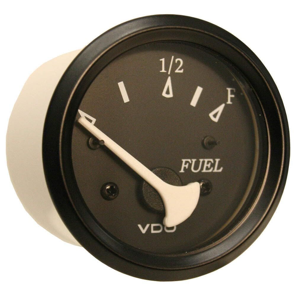 Medidor de nível de combustível marítimo VDO 301-11802 Cockpit 12V - preto