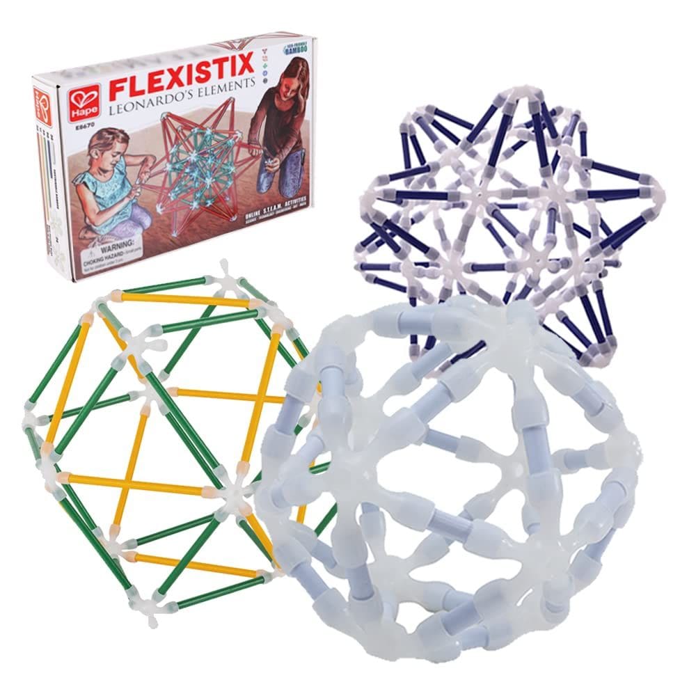 Brinquedo de construção | Forma de brinquedo | Flexistix Leonardo`s Elements STEM