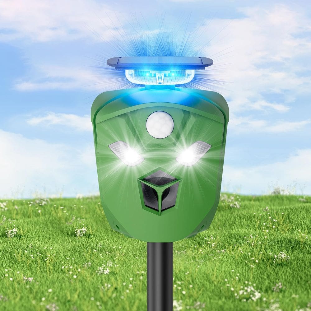 Dispositivo repelente de veados X-octenol ultrassônico alimentado por energia solar