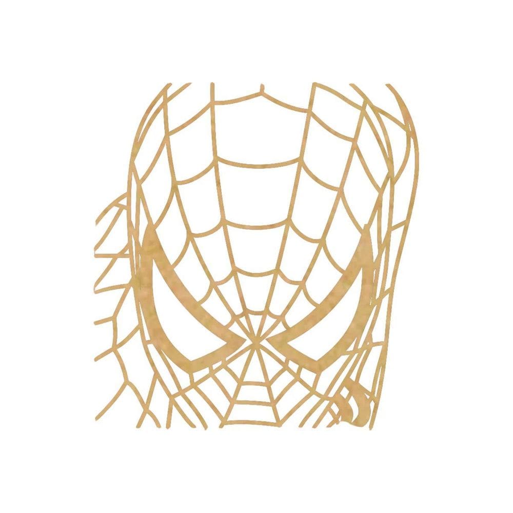 Quadro Decorativo Mdf Cru Homem Aranha 40X20Cm