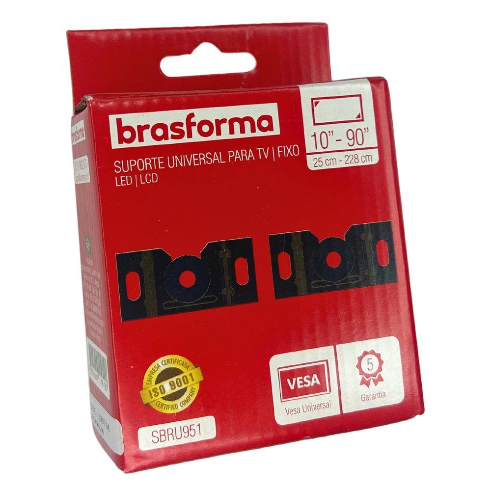 Suporte Tv Fixo Led Lcd Brasforma SBRU951 Tamanho:60 polegadas