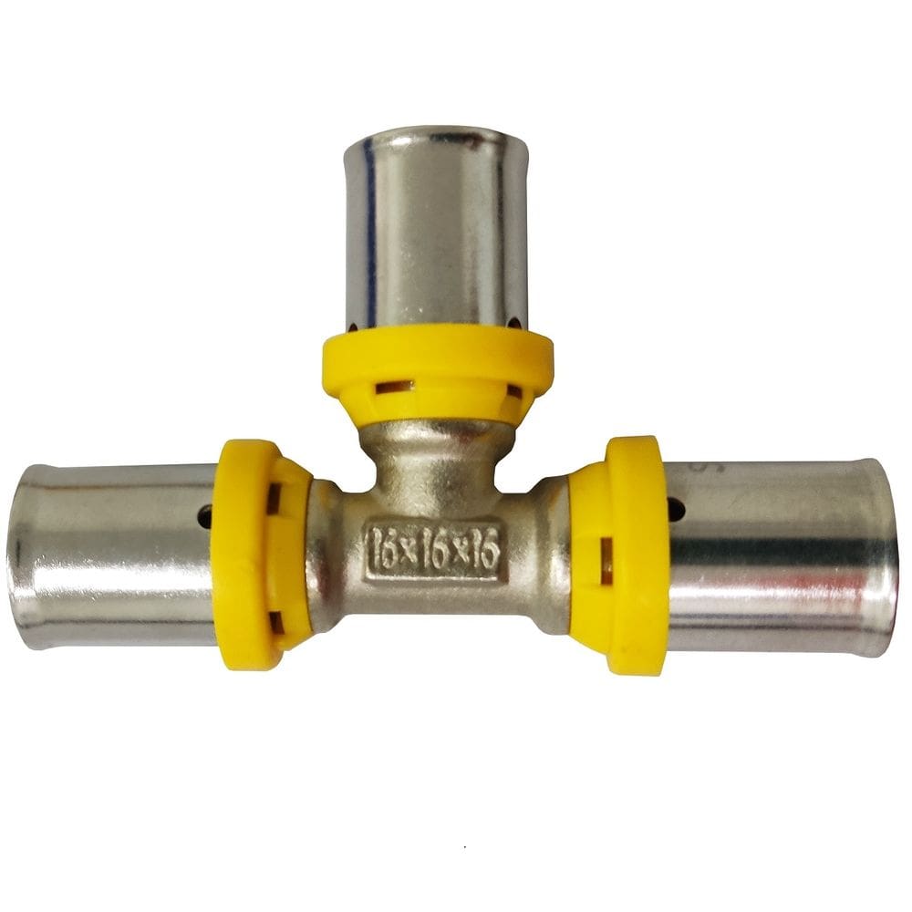 TÊ   Prensar Gás 20X20X20 Multicamada Sferagas Kit com 4 unidades