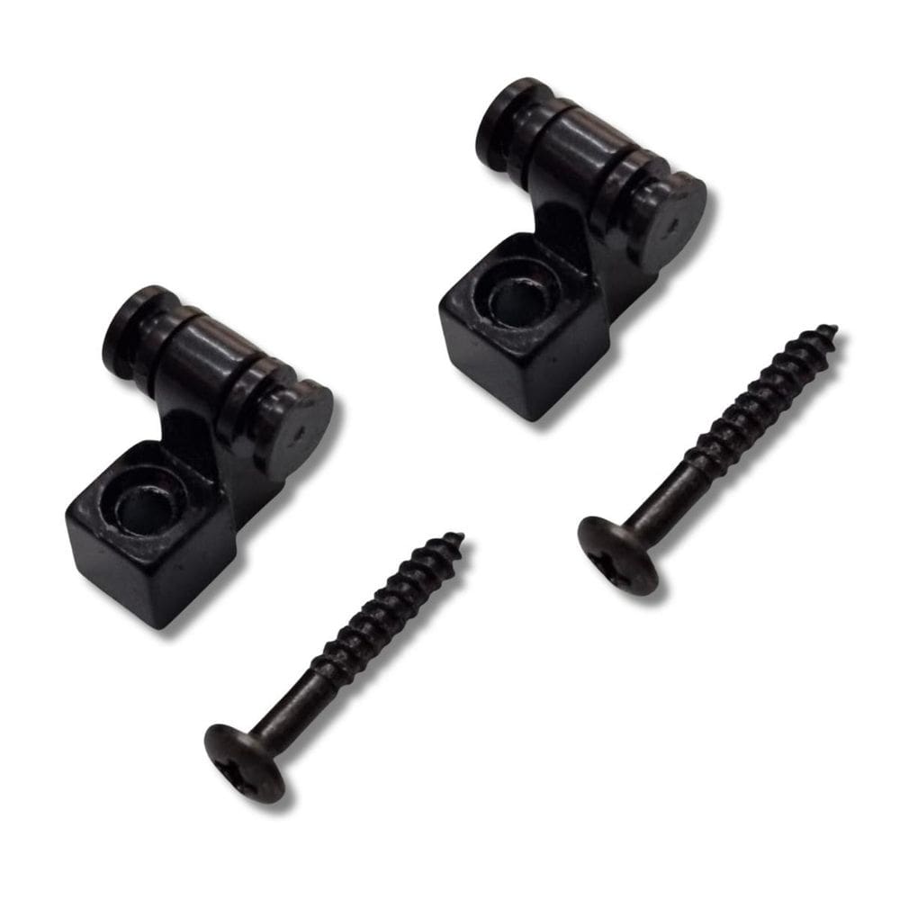 Par De Rebaixador De Corda De Guitarra Roller Preto Ronsani