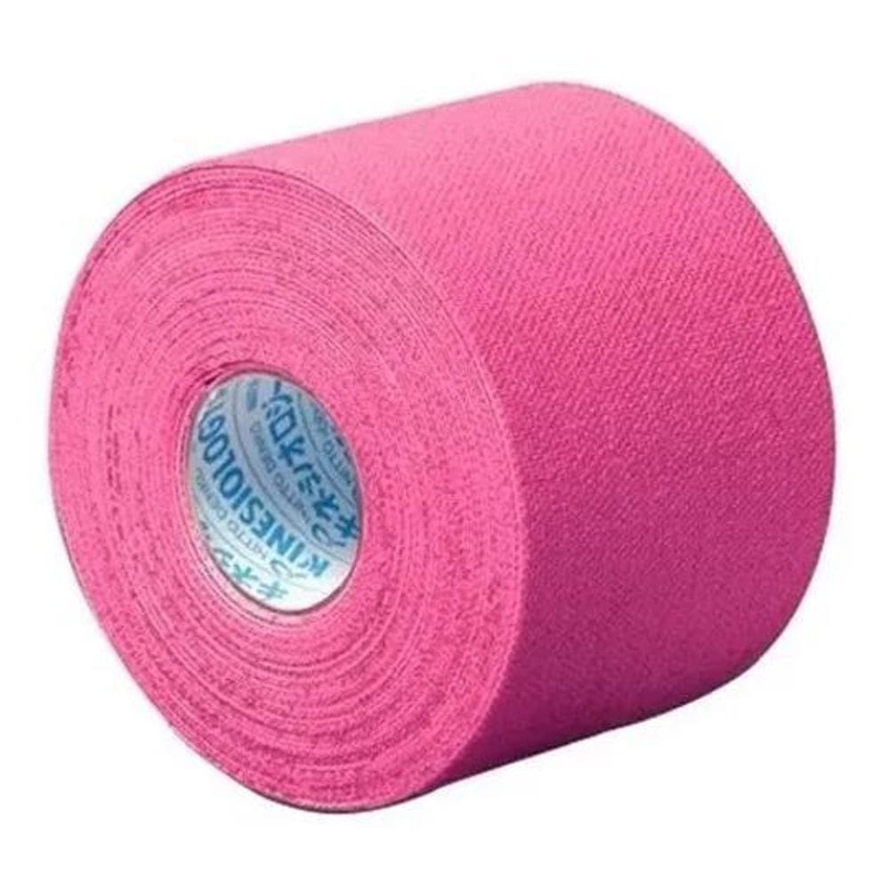 Bandagem Fita Elástica Adesiva Funcional Academia Rosa