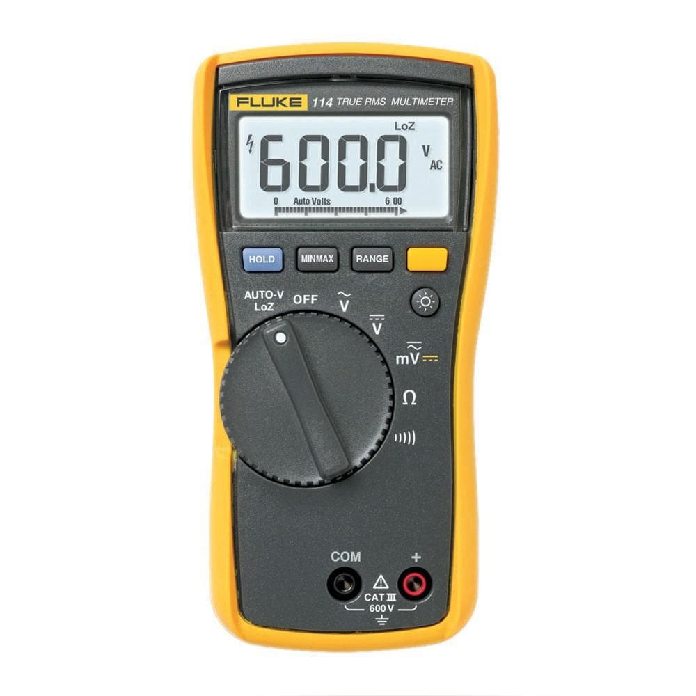 Multímetro Fluke 114 True Rms Cat Iii 600V Garantia 3 Anos