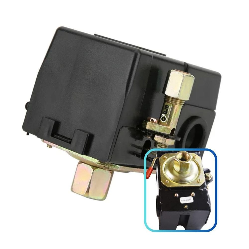 Pressostato Automático 80-120 Libras Para Compressor 1 Via