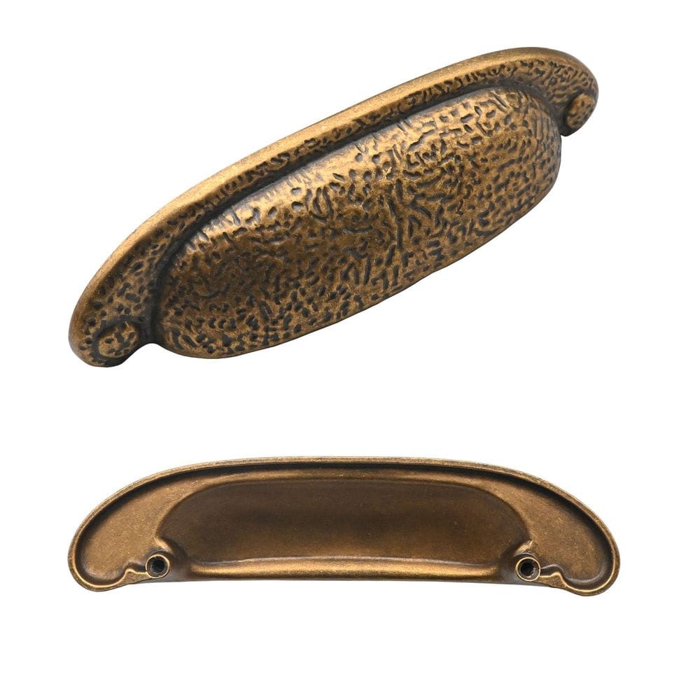 O gabinete puxa o centro do orifício rústico de latão antigo de 76 mm da CABDM